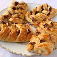 Рецепт Датских булочек с пеканом и кленовым сиропом