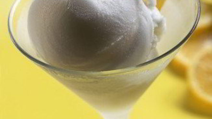 Рецепт дыневого шербета с шампанским и лимонным сиропом