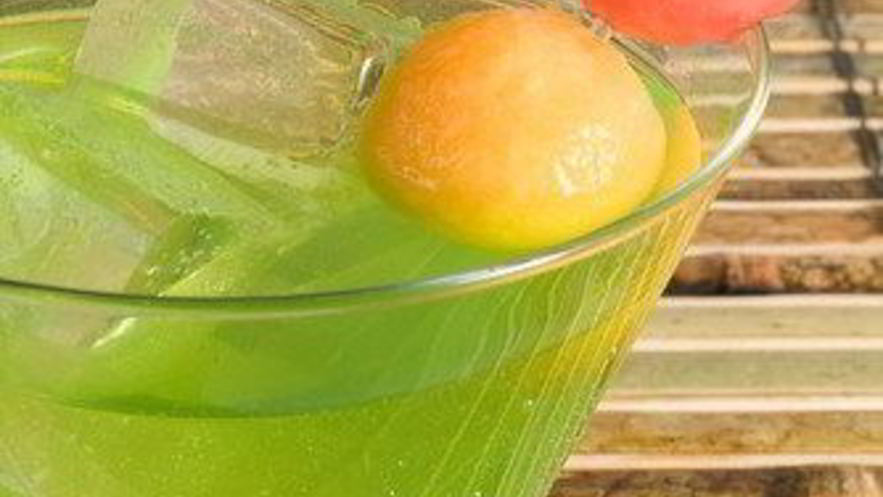 Рецепт дынно-имбирного пунш с базиликом