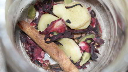 Рецепт безалкогольного глинтвейна из каркаде