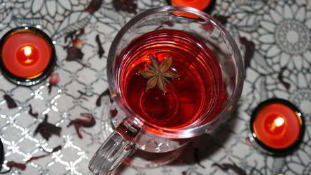 Рецепт безалкогольного глинтвейна из каркаде