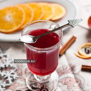 Рецепт Безалкогольного ягодного глинтвейна