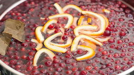 Рецепт безалкогольного ягодного глинтвейна