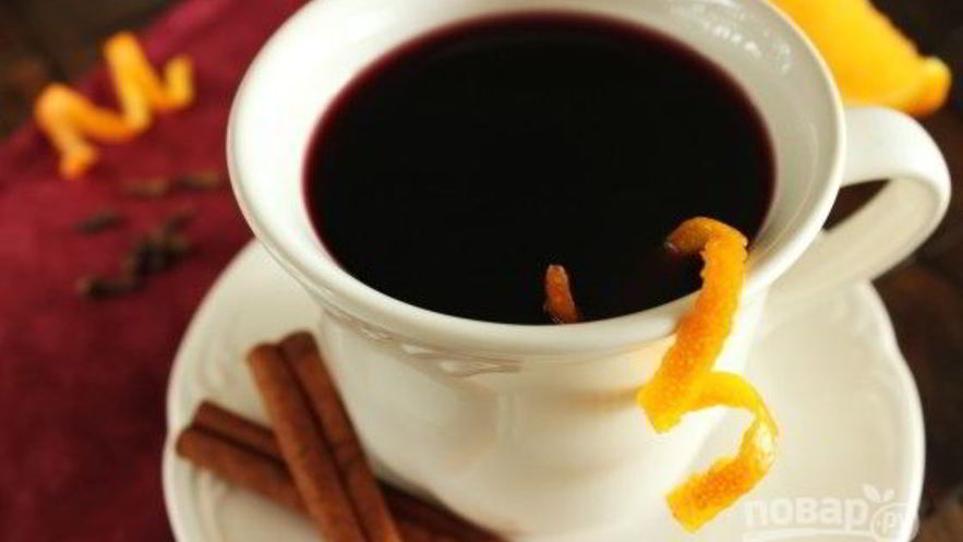 Рецепт глинтвейна классического с апельсином