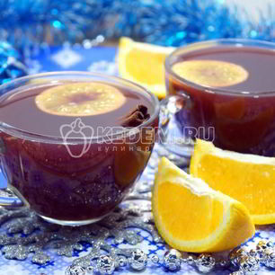 Рецепт Глинтвейна с апельсином