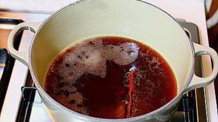 Рецепт глинтвейна с грейпфрутом и яблоком