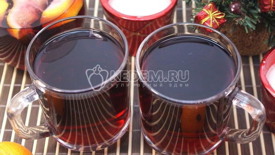 Рецепт глинтвейна с лимоном