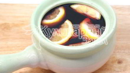 Рецепт глинтвейна с лимоном