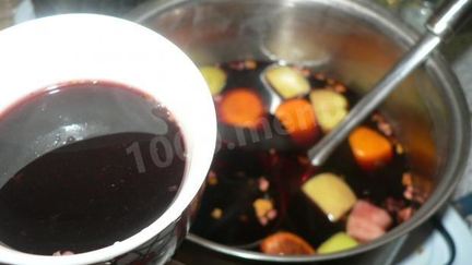 Рецепт Глинтвейна с приправой Магги и фруктами