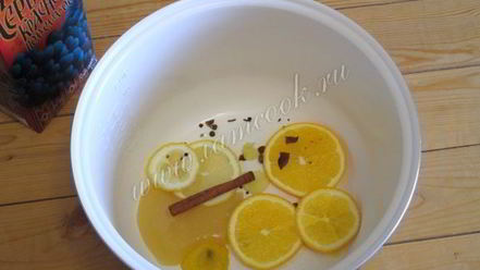 Рецепт глинтвейна в мультиварке