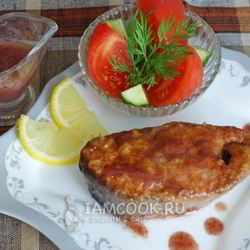 Рецепт Кеты в ароматном соусе Глинтвейн