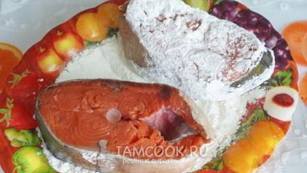 Рецепт кеты в ароматном соусе глинтвейн