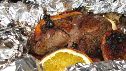 Рецепт свинины глинтвейн с апельсинами