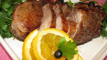 Рецепт свинины глинтвейн с апельсинами