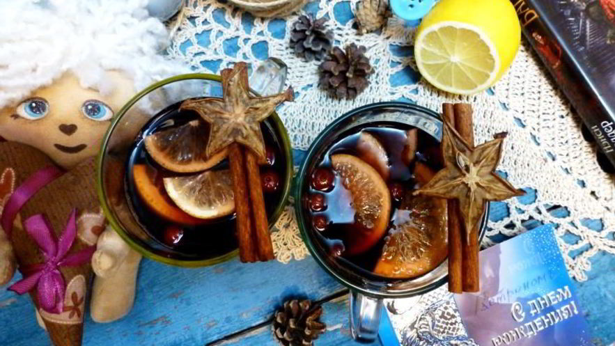Рецепт вишневого безалкогольного глинтвейна