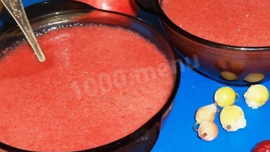 Рецепт киселя из клубники