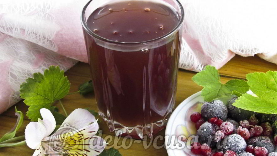 Рецепт киселя из ягод