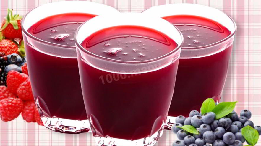 Рецепт киселя из замороженных ягод черники