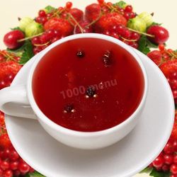 Рецепт Киселя из замороженных ягод клюквы и черной смородины