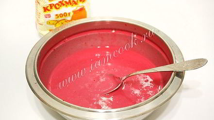 Рецепт киселя из замороженных ягод