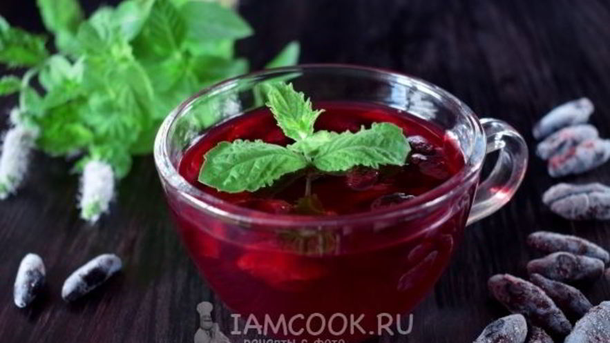 Рецепт киселя из жимолости