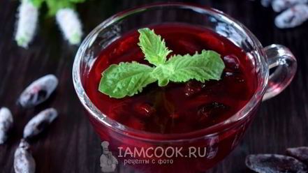 Рецепт киселя из жимолости