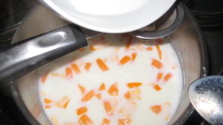 Рецепт киселя молочного с мандаринами