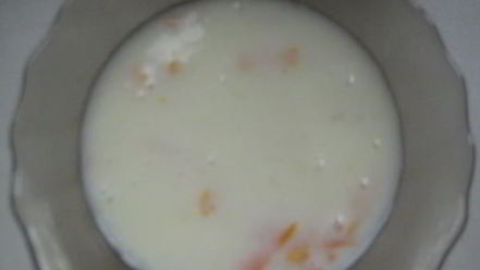Рецепт киселя молочного с мандаринами