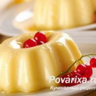 Рецепт Киселя молочного со сливками