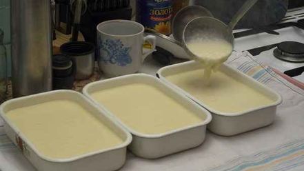 Рецепт киселя молочного