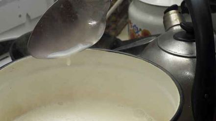 Рецепт киселя молочного