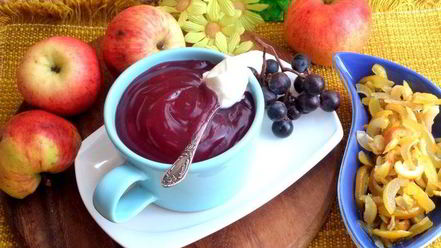 Рецепт киселя осеннего виноград