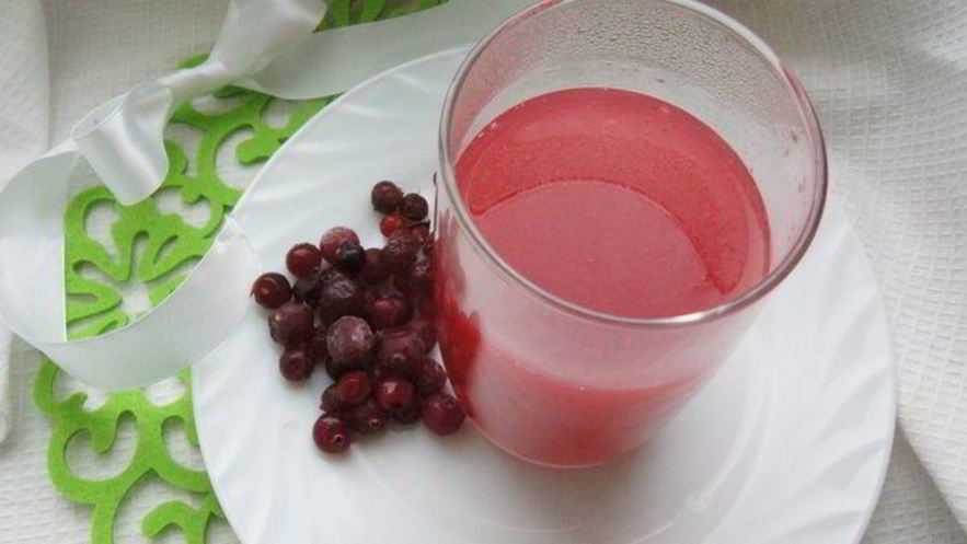 Рецепт клюквенного киселя