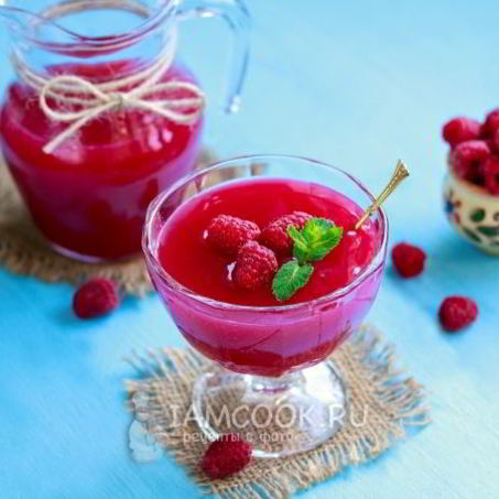 Рецепт Малинового киселя