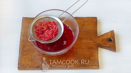 Рецепт малинового киселя