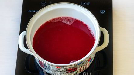 Рецепт малинового киселя