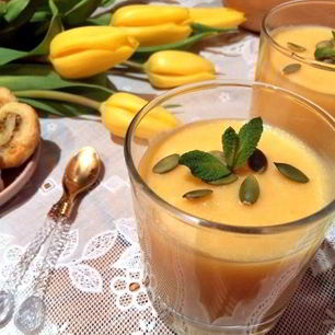 Рецепт Молочно-тыквенного кисель