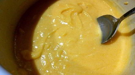 Рецепт молочно-тыквенного кисель