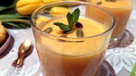 Рецепт молочно-тыквенного кисель