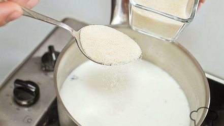 Рецепт молочного киселя с ванилью