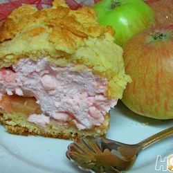 Рецепт Пляцка Яблоки под кисельным небом