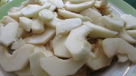 Рецепт пляцка яблоки под кисельным небом