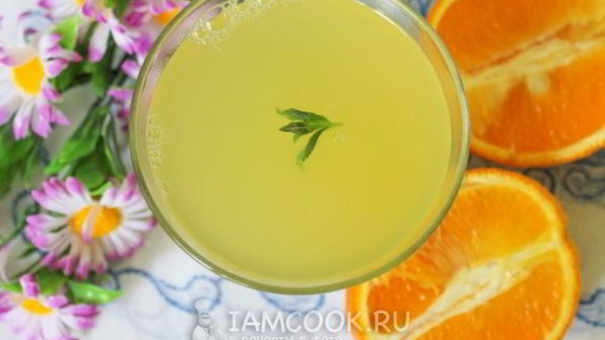 Рецепт цитрусового киселя