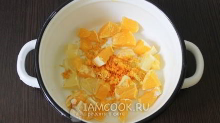 Рецепт цитрусового киселя