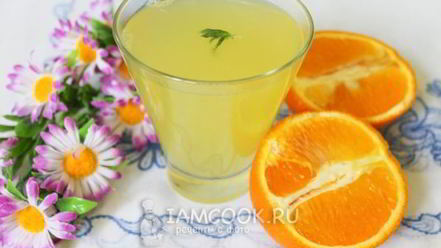 Рецепт цитрусового киселя