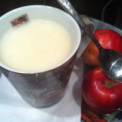 Рецепт Яблочно-молочного кисель