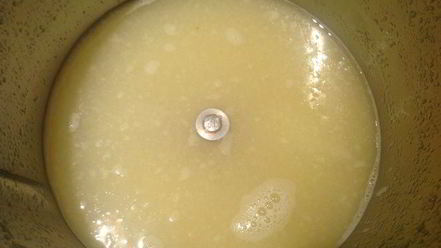 Рецепт яблочно-молочного кисель