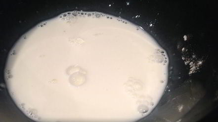 Рецепт яблочно-молочного кисель