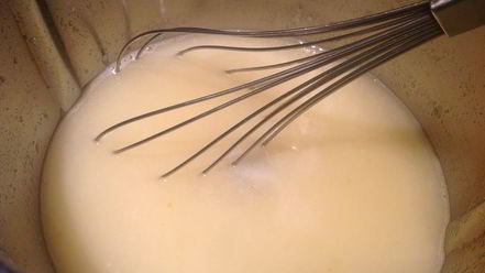 Рецепт яблочно-молочного кисель