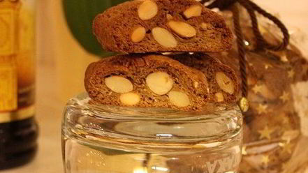 Рецепт кантуччей с эспрессо и марципаном